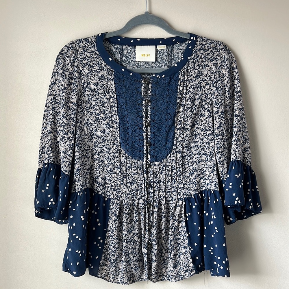 Anthropologie Maeve Hiver Blouse